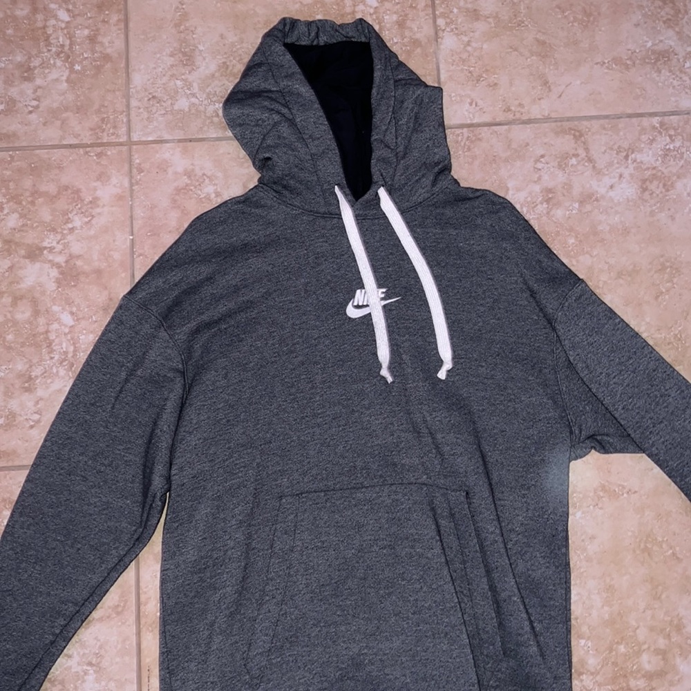 Nike Mens Hoodie - Gray - Large